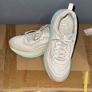 Avia White Sneakers with Blue and Orange Accents